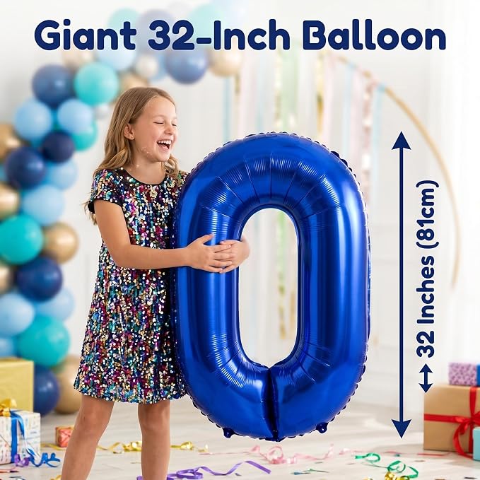Number 10 Balloon Foil Mylar Balloons - Image 4