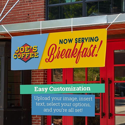 CustomForMe Personalized Vinyl Banner – Vinyl Printed Customizable Banner - Image 2