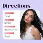 Hally Hair Temporary Hair Color, Shade Stix (Orange) - Hair Makeup Accessories for Kids, Teens & Adults - 12 ml Washable Hair Chalk & Dye for Festivals, Sporting Events & Parties