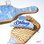 Personalized Colorful Name Hair Claw Clips for Women,Custom Hair Clips with Diamond,Cute Hair Accessories 4",Handmade Rhinestones Hair Clamp Gifts for Mom,Bride,Wife,Bridesmaid（Blue Sugar）