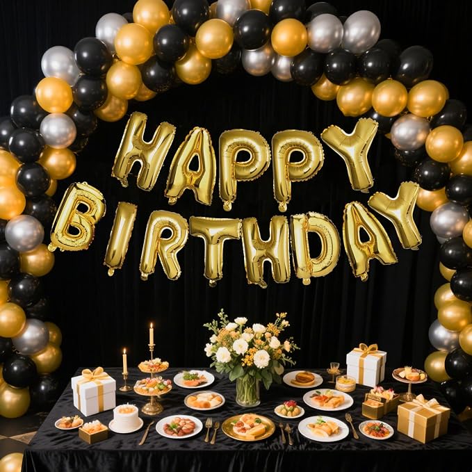 57 Pcs Letter Balloons, Baby Shower, Graduation, Happy New Year Party - Image 2