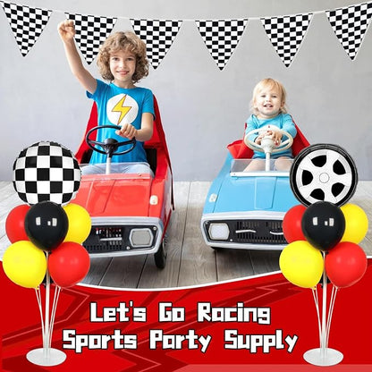 Race Car Party Balloons Stand Kit 2 Sets - Image 7