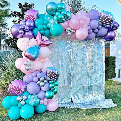 DNBOD Mermaid Party Balloon Arch Kit, Under the Sea Summer Birthday Party by United-UnicornsParty