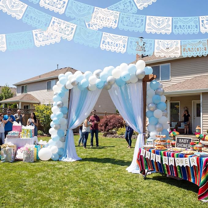 TaoBary 6 Pcs Papel Picado Mexican Wedding Cielito Lindo Party Decor 118 Feet - Image 5