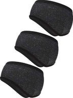 Blulu 3 Pcs Fleece Ear Warmers for Men Women Headband Cover Ear Muffs for Cold Weather Winter Running Cycling Ski
