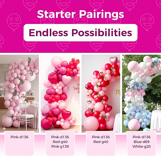 Bezente Pastel Pink Latex Party Balloons 18 Inch 30 Pack Latex Large Thick | - Image 4