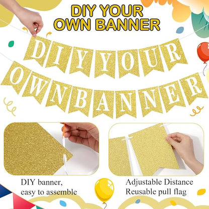Mooliwe 171 Pcs DIY Custom Banner Kit Make Your Own Customizable Sign - Image 3