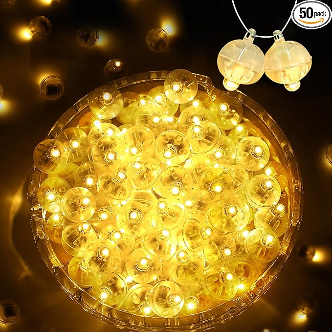 50PCs Mini Led Lights, Led Balloons Light by ZGWJ