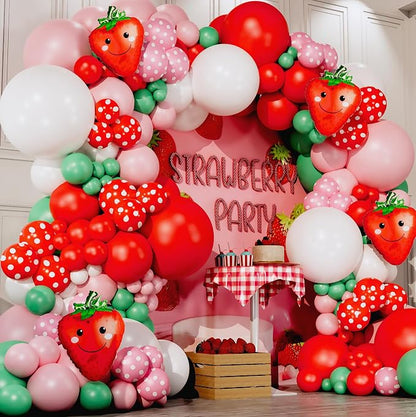 ALL-IN-1 Strawberry Balloon Arch Kit & Garland - Image 4
