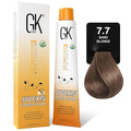 GK HAIR Global Keratin Professional Hair Color Cream Tube (3.4 Fl Oz/100ml) Nourishing & Cleansing Colors for Styling High Performance Long Lasting Permanent Natural Toner Dye