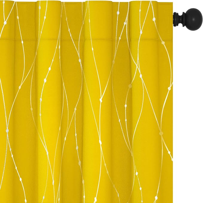 Deconovo Blackout Back Tab Curtains by Unknown