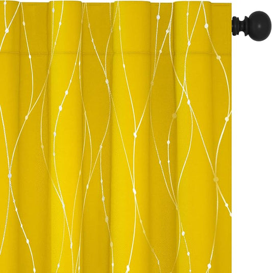 Deconovo Blackout Back Tab Curtains by Unknown