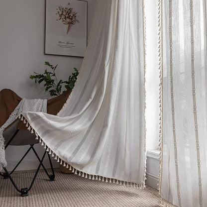 Boho Linen Curtains by BCLBUSTE