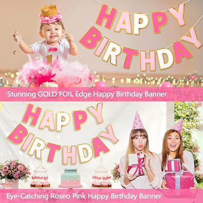 Pre-Strung Happy Birthday Banner - Image 6