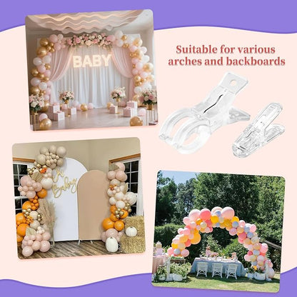 succulentlovers 22 Pcs Balloon Arch Clips, Lightweight Balloon Arch Clamping - Image 5