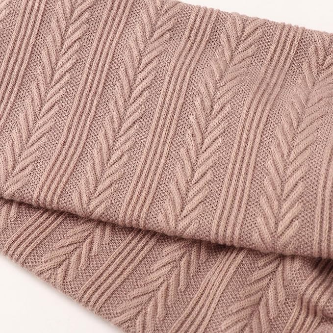 DRESHOW 6 PCS Adjustable Headbands for Women Knotted Headbands Elastic Non-Slip Fashion Hair Bands for Workout Sports Running Yoga