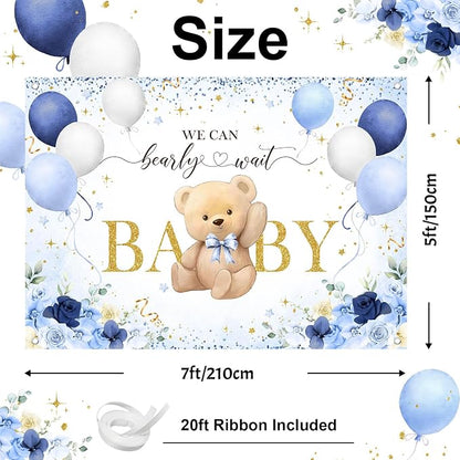 Avezano Bear Baby Shower Backdrop - Image 2
