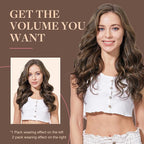 GOO GOO Clip in Hair Extensions Real Human Hair, Remy Human Hair Extensions Clip ins for Women, Natural Human Hair, 22inch 170g 7Pcs, #2/6/2 Balayage Dark Brown to Chestnut Brown