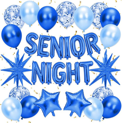 Blue Senior Night Decorations by Aposwow