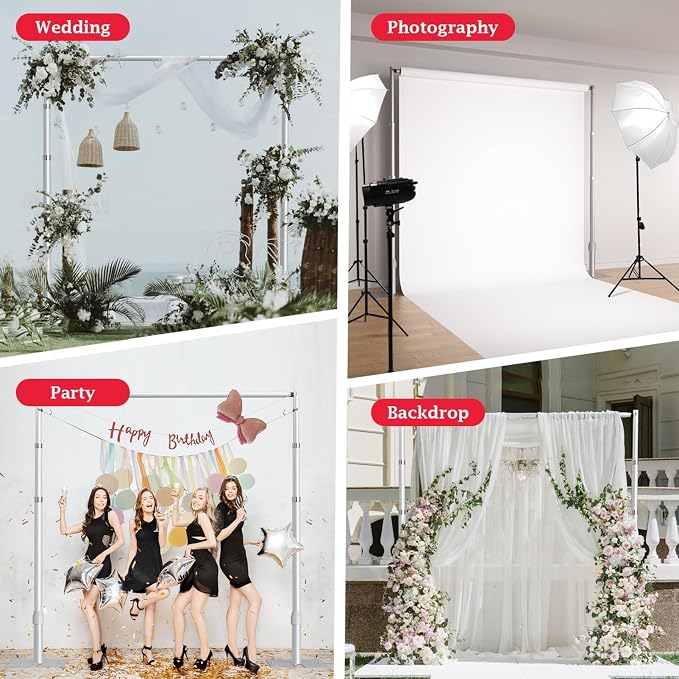 EMART 12x10ft Heavy Duty Backdrop Stand Frame - Image 6