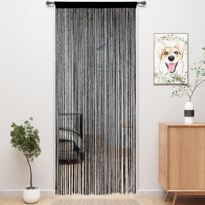 YIIBAII Door String Curtains Fringe Door Curtains by YIIBAII