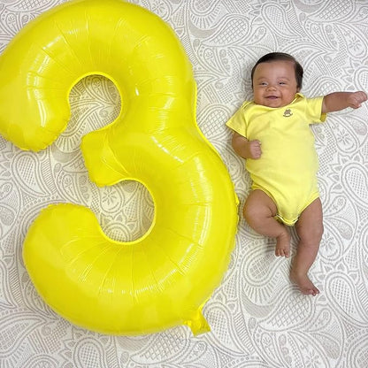 Yellow Number 8 Balloon 40 Inch, 8th Birthday Party Decorations Men Women | - Image 4