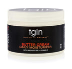 tgin Butter Cream Daily Moisturizer Duo For Natural, Dry, Curly Hair - Type 3c and 4c - Styler - 12 Oz - 2 PACK