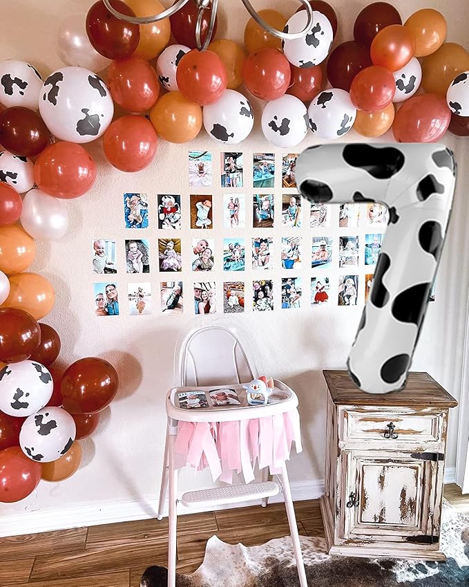 Cow Print 0 Balloon - Image 3