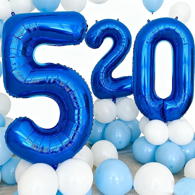 40 Inch Navy Blue 2 Balloon for 2nd Birthday Party, Helium Giant Foil Number 2 - Image 4