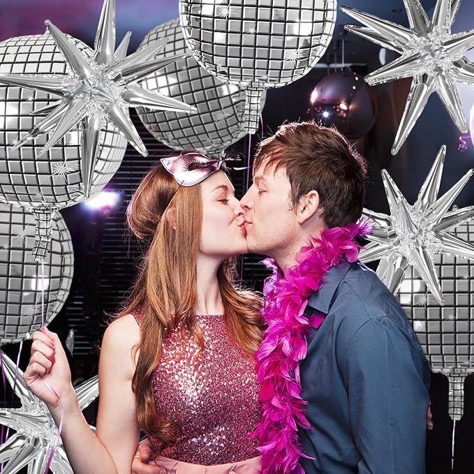 Disco Ball Balloons for 70s Disco Party Decor - Image 9