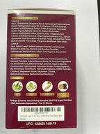 Herbishh Hair Color Shampoo – Natural Dye for Gray Hair, with Argan Mask, Travel Size, Long-Lasting Tint in Minutes, 10+1 Pack, Ammonia-Free (Wine Red)