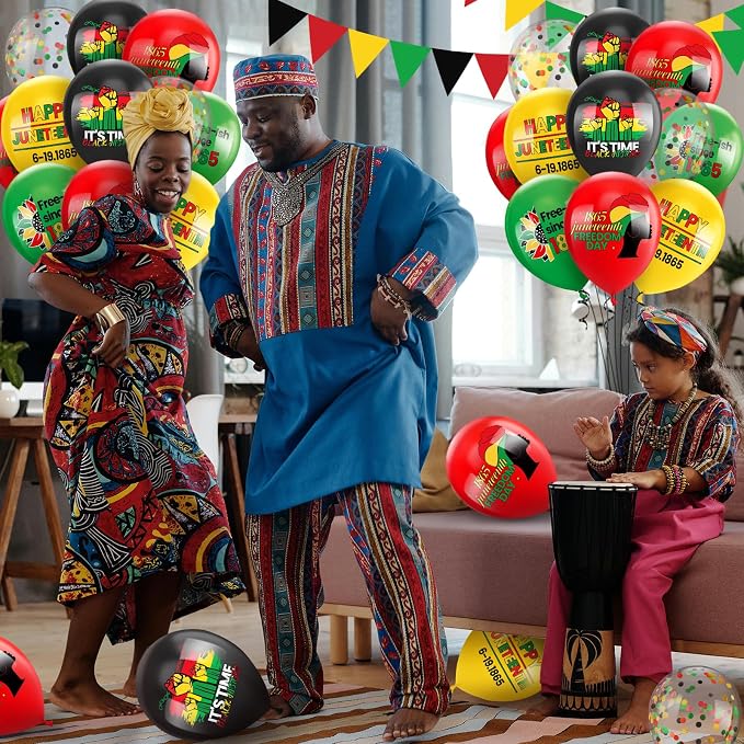 50 Pcs Happy Juneteenth Balloons - Image 5