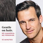 Just For Men Easy Comb-In Color Mens Hair Dye, Easy No Mix Application with Comb Applicator - Darkest Brown, A-50, Pack of 3