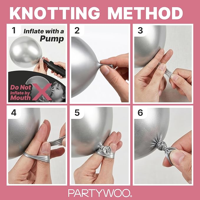 PartyWoo Mauve Dusty Balloons 100pcs Pink Rose Color 18 12 10 5 Inch | Balloons - Image 7