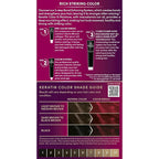 Schwarzkopf Keratin Color Permanent Hair Dye Cream, 5.8 Crimson, 1 Application - Professionally Inspired Hair Color Enriched with Keratin and Macadamia Nut Oil - Hair Dye with Pre-Serum,all Hair Types
