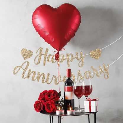 Pre-Strung Happy Anniversary Banner - Image 8