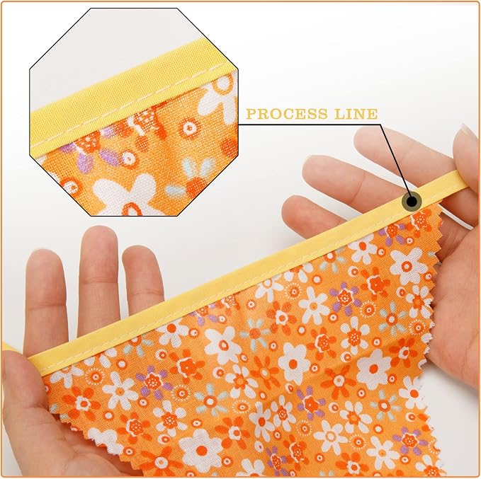 G2PLUS Triangle Bunting Banner Garland, 42 Pennant Flags - Image 6