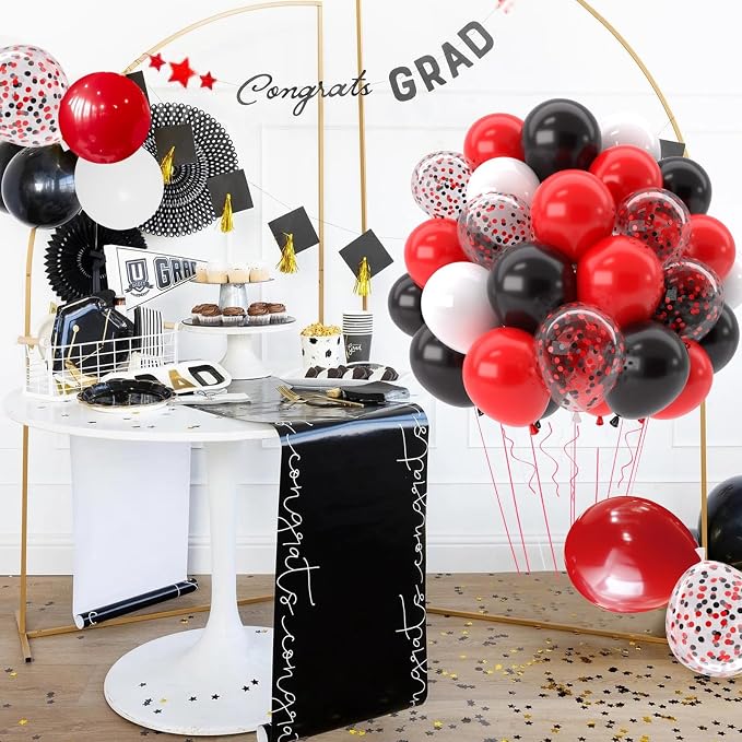 Patimate Red Black Balloons Set - Image 2