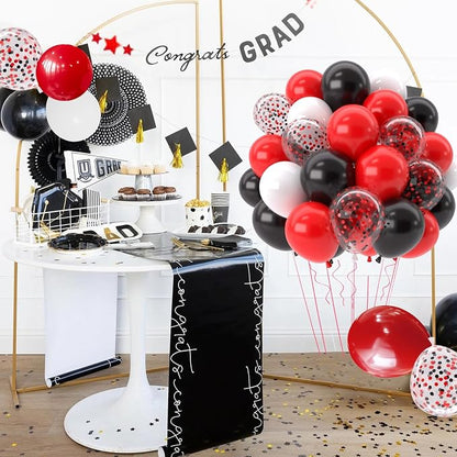 Patimate Red Black Balloons Set - Image 2