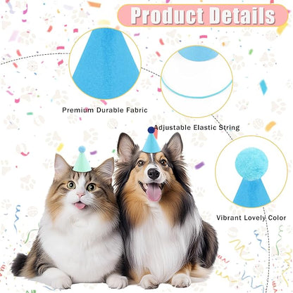CANREVEL Mini Party Hats for Stuffed Animals Headwear, Birthday Hats - Image 5