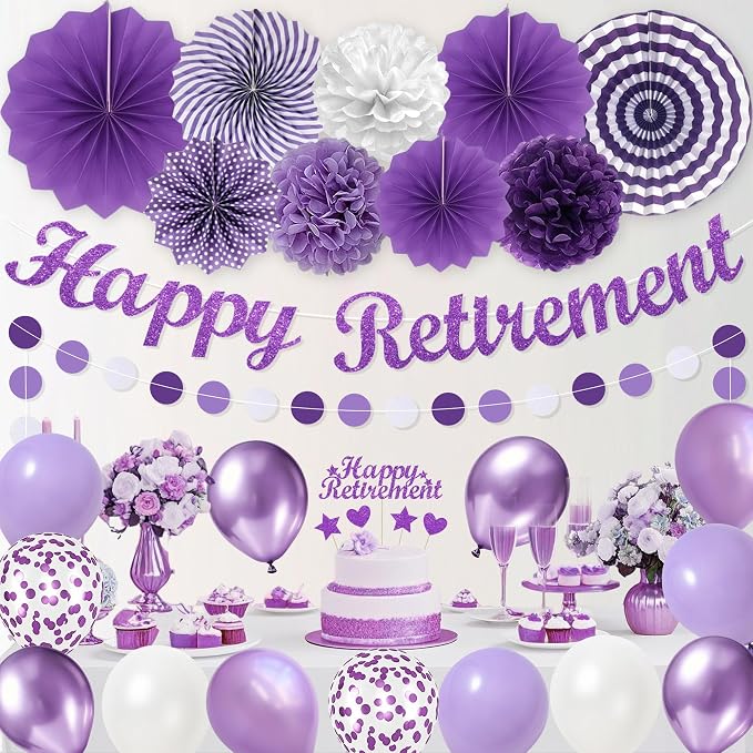 Vlipoeasn Retirement Decorations - Image 6