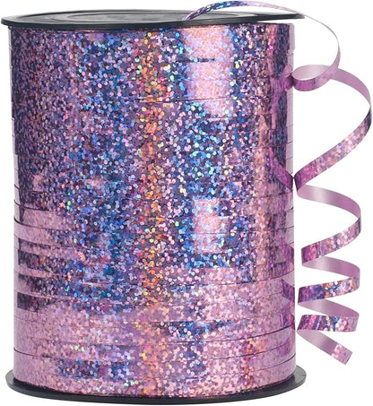 500 Yards Curling Ribbon, Shiny Metallic Balloon String by MOTYAWN