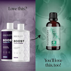 Advanced Biotin Shampoo and Conditioner Set - Sulfate and Paraben Free Shampoo and Conditioner for Thinning Hair with Rice Water Black Castor Caffeine Collagen and Rosemary Essential Oil (16 Fl Oz)