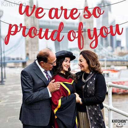 KatchOn Felt We are So Proud of You Banner 8 Feet | No DIY, Congratulations - Image 6