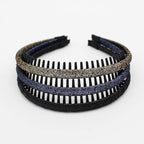 Multicolor Stylish Teeth Comb Hair Hoop Hairband Headband Soft Comfy Non-slip Hair Accessories for Women/Girl(6 color)