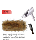 Faux Fur Headband for Women Winter Earwarmer Earmuff with Elastic