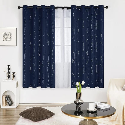 Deconovo Living Room Curtains 72 Inches Long, Thermal Insulated, Room Darkening - Image 2