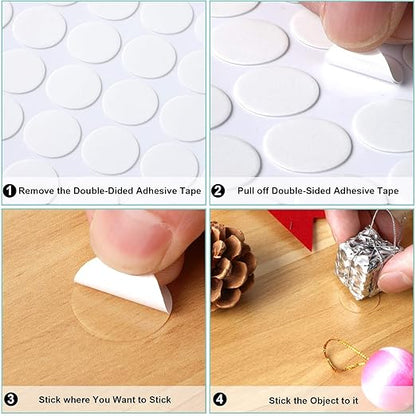JANYUN 140 Pcs Adhesive Dots, Putty Clear Tack No Trace Small Tape Stickers | - Image 5