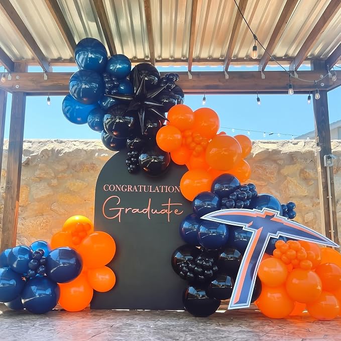 135pcs Orange Balloons Garland Kit Different Sizes of 18 12 10 5 Inch Orange - Image 6