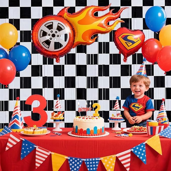 Race Car Foil Curtains 3.28x6.56ft - Image 4